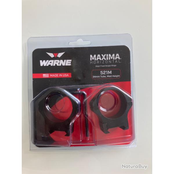 Colliers acier Warne 34mm m�dium