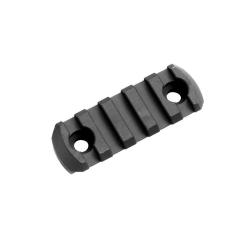 Rail aluminium Picatinny 5 slots pour M-LOK