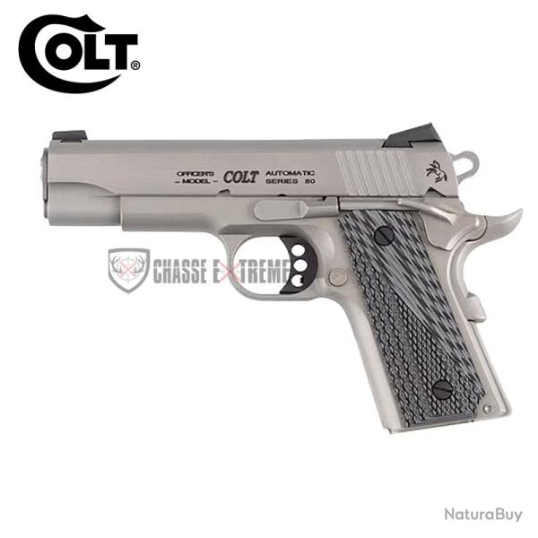 Pistolet COLT Light Officer Model 4,25" Cal 45 Acp Stainless/Cerakote