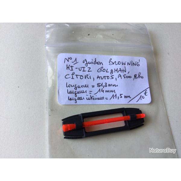 VENDU PAR LE-CUIRASSIER N�1 GUIDON BAK�LITE BROWNING HI-UIZ GOLDMAN ,CITORI ,AUTO 5 A500 B80