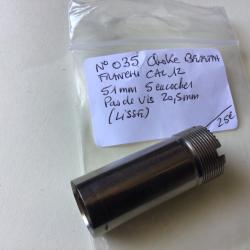 VENDU PAR LE-CUIRASSIER N&deg; 035 CHOKE BERETTA -FRANCHI CALIBRE 12 (LISSE )