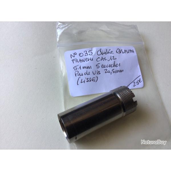 VENDU PAR LE-CUIRASSIER N� 035 CHOKE BERETTA -FRANCHI CALIBRE 12 (LISSE )