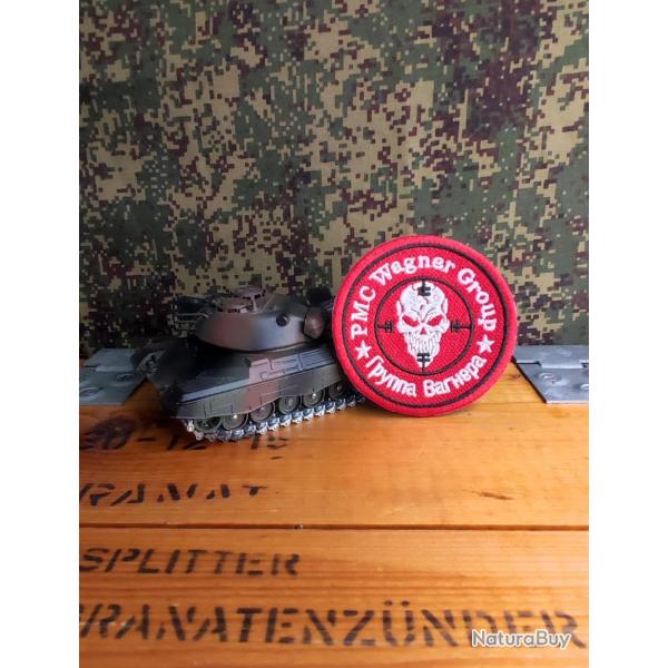 Patch brod�s style pmc Wagner russe tactical crane airsoft (rouge)
