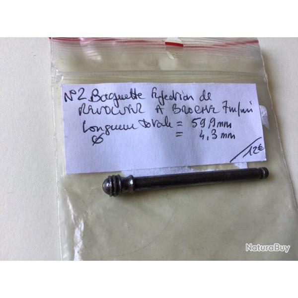 VENDU PAR LE-CUIRASSIER N� 2 BAGUETTE �JECTION DES DOUILLES  REVOLVER A BROCHE 7 MM