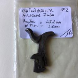 VENDU PAR LE-CUIRASSIER N&deg; 2 CHIEN DE   REVOLVER A BROCHE 7 MM