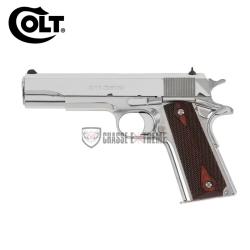 Pistolet COLT Government Model 5" 8+1Cps Cal 45 Acp Bright Stainless