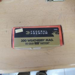 BALLES 300 WEATHERBY MAG FEDERAL