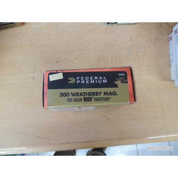 BALLES 300 WEATHERBY MAG FEDERAL