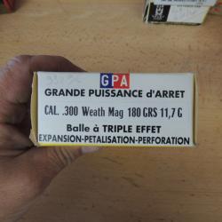 boite de munitions 300 WEATHERBY MAGNUM GPA