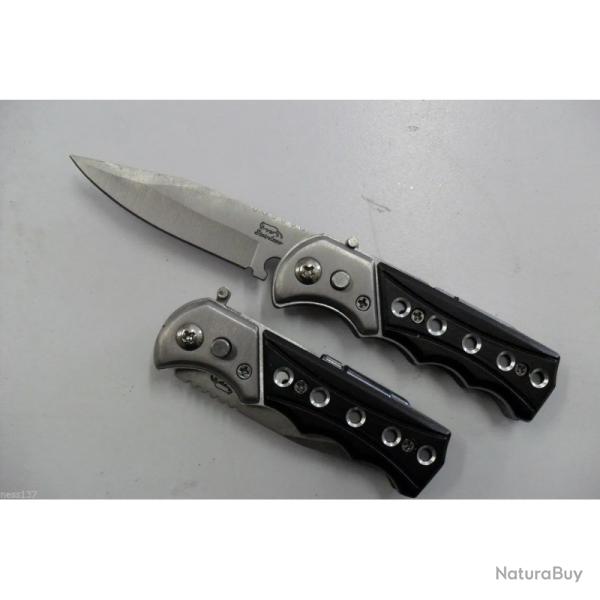 Petit Couteau Pliant De Poche Lame Acier 6,5 Cm Manche R�sine 8,5 Cm Chasse P�che Bivouac