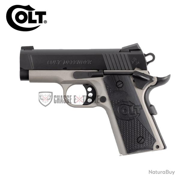 Pistolet COLT Defender Two Tone 3" Cal 45 Acp Cerakote/Blued