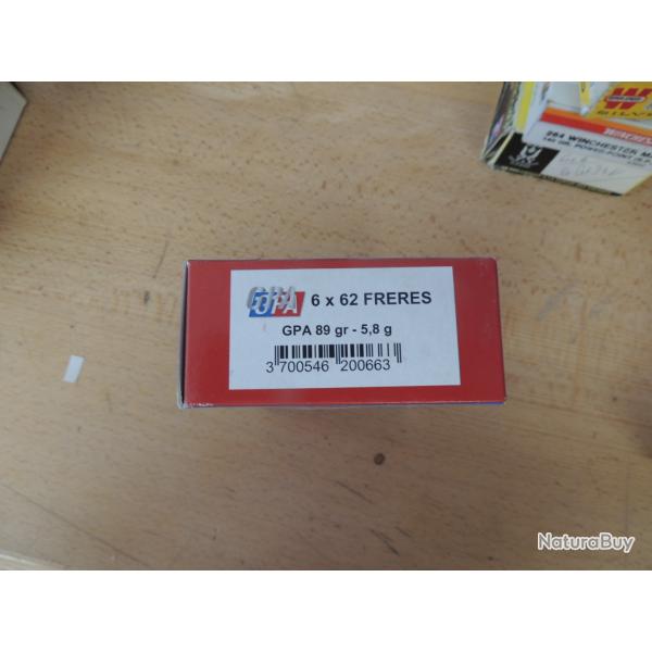 boite de munitions 6X62 FRERES GPA