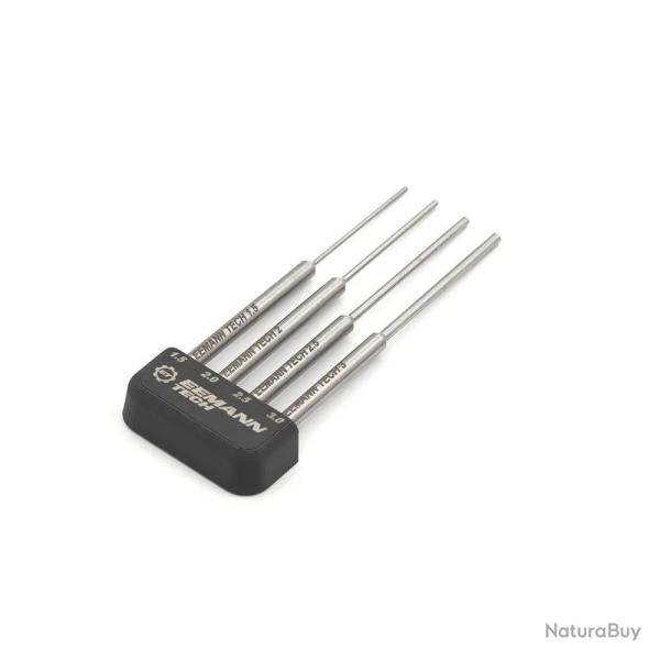 Eemann Chasses Goupilles Armurier Tech Gunsmith's Punch Set - 4pcs.