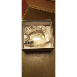 Cendrier vide poche vintage en cristal daum neuf