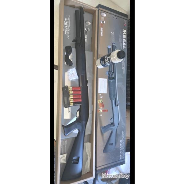 Fusil a pompe airsorft metal