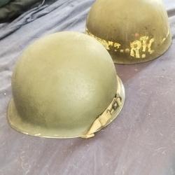 Casque US complet railway transportation corps