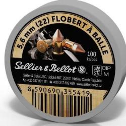 Balles SELLIER & BELLOT cal.22 d.c flobert par 100