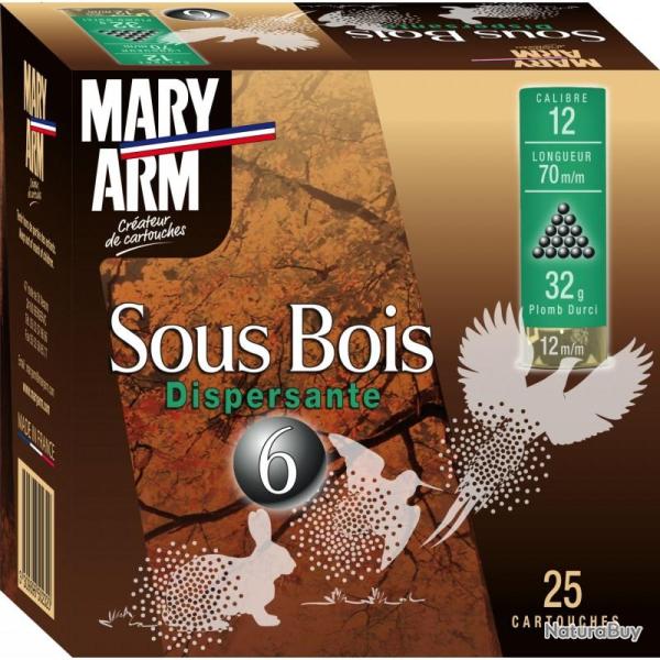Sous bois mary arm sous bois dispersante cal12 32gr n7