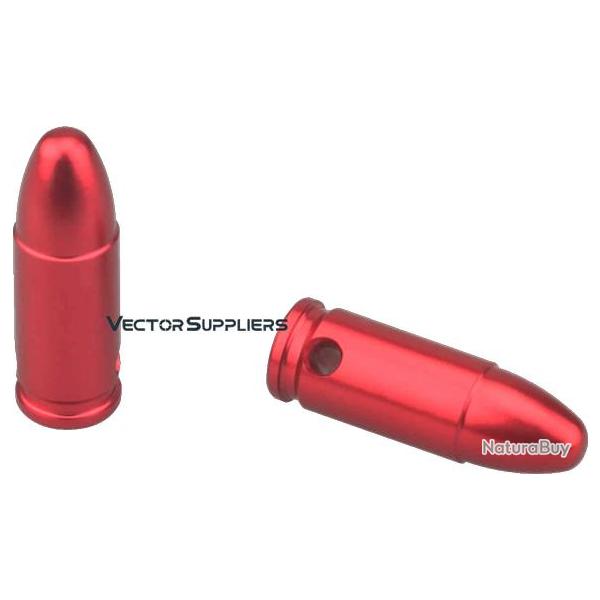 DOUILLES D'ENTRAINEMENT VECTOR OPTICS CALIBRE 9x19 (PAQUET DE 6)