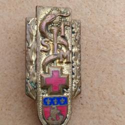 INSIGNE 1 SECTION D INFIRMIER MILAITAIRE REGION PARIS   1 S.I.M