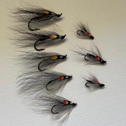 Mouche Picasse Grise lot de 8 pi&egrave;ces