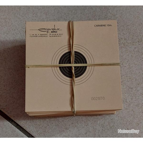 Cible 10 m carabine lot de 150