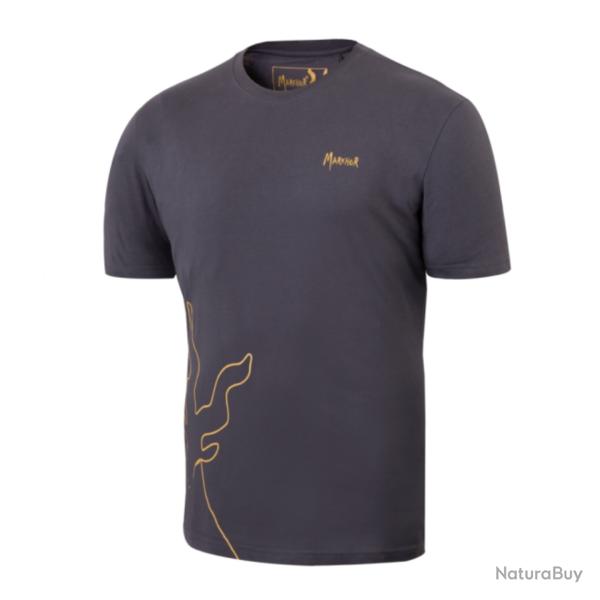 T-SHIRT MC MARKHOR ICONIC ANTRACITE