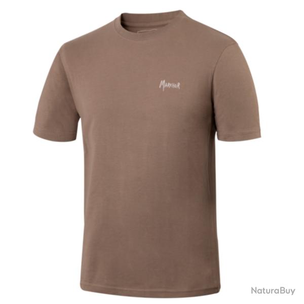 T-SHIRT MC MARKHOR ICONIC TABAC