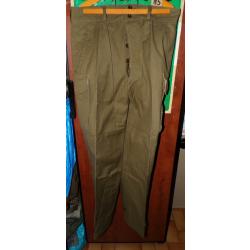 PANTALON MILITAIRE MODELE 1947  DE L'ARMEE FRANCAISE  , TAILLE MILITAIRE 45 SOIT EN CIVIL TAILLE 46