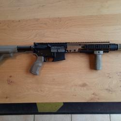 fusil d'assaut M4 airsoft WE gbbr customis&eacute; en super &eacute;tat