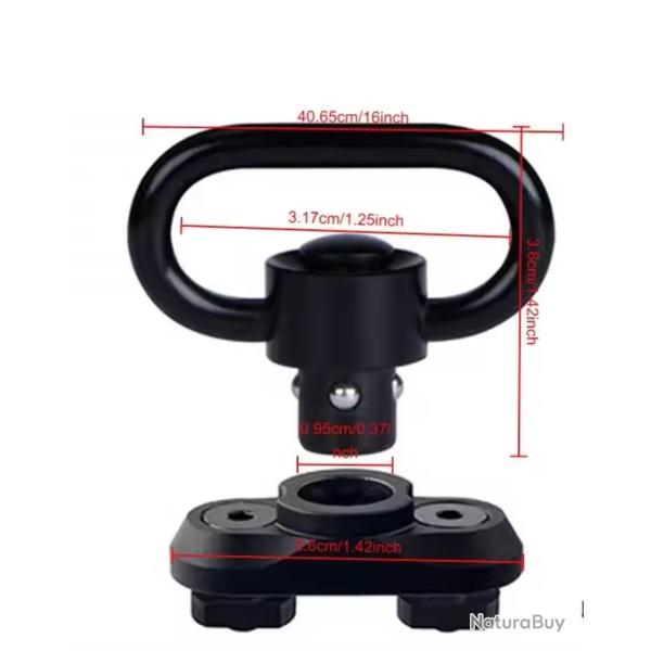 Anneau QD avec fixation M-Lock