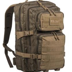 Sac &agrave; dos Militaire "PACK US" - MOLLE - Vert/Coyote