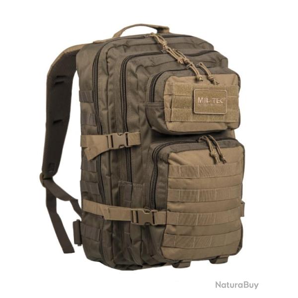 Sac � dos Militaire "PACK US" - MOLLE - Vert/Coyote