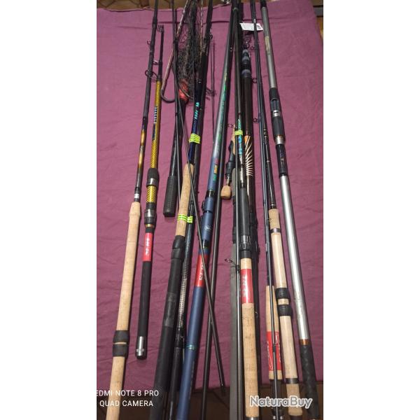 Lot Pour bricoleur il n'y a pas une canne intactes mais pas mal de r�cup � Faire!!