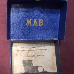 Boite d'Origine MAB en l'&eacute;tat avec notice!