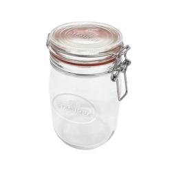 Lot de 6 Bocaux &agrave; Armature 1L &Oslash;85 mm - Le Pratique