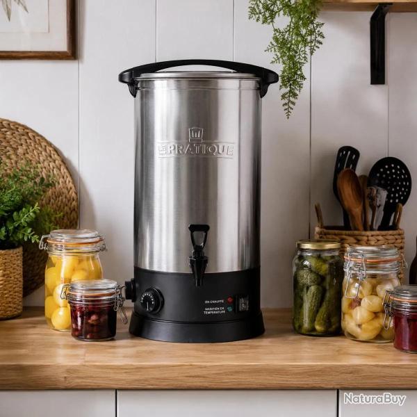 St�rilisateur �lectrique 26L - 2200W Le Pratique� en Acier Inoxydable