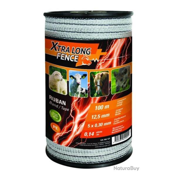 RUBAN DE CL�TURE, 12.5 MM X 100 M XTRALONGFENCE