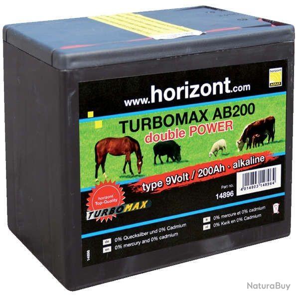 PILE ALCALINE 9V - 200AH TURBOMAX AB200 HORIZONT