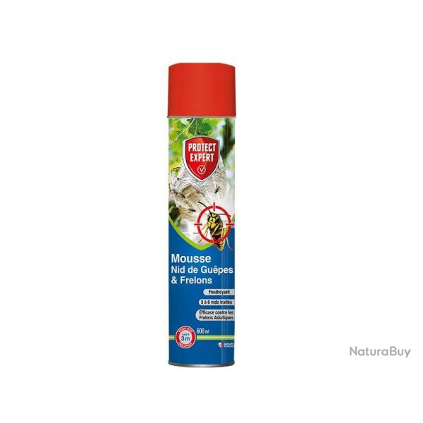 Mousse nid de gu�pes et frelons 600 ml - PROTECT EXPERT