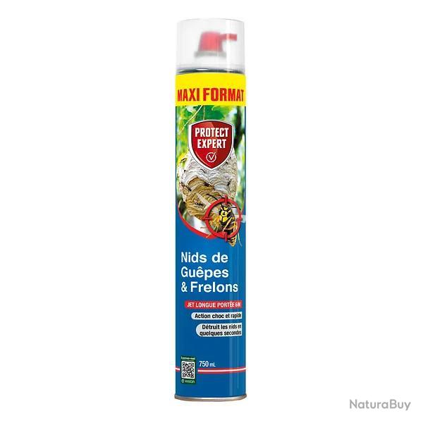 A�rosol 750ml Nids de Gu�pes et Frelons Maxi Format de PROTECT EXPERT