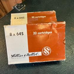 Cartouches 8X64 S