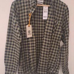 Chemise &agrave; carreaux timberland