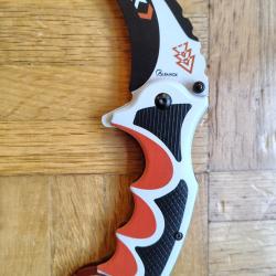 Couteau pliant karambit entra&icirc;nement FOS Albainox 18861-A