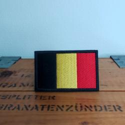 Patch brod&eacute; &eacute;cusson drapeau Belgique