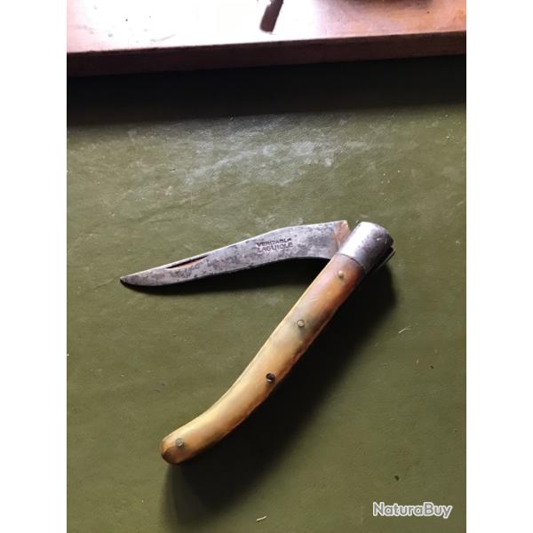 Couteau pliant ancien laguiole sans la mouche