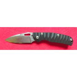Couteau custom Sacha Thiel Officer G10 Noir