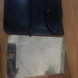 Militaria accessoire Miroir de signalisation militaire inox + pochette - Survie / Bushcraft Plus un