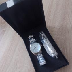 Joli petit coffret ensemble montre et canif pradel tr&egrave;s ancien cadeau