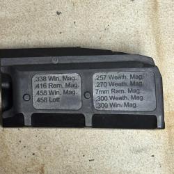 Chargeur magnum Blaser R8 avec prot&egrave;ge-chargeur